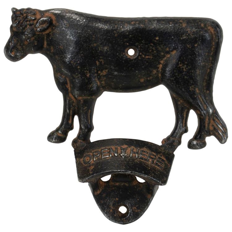 Iron Cow Bottle Opener