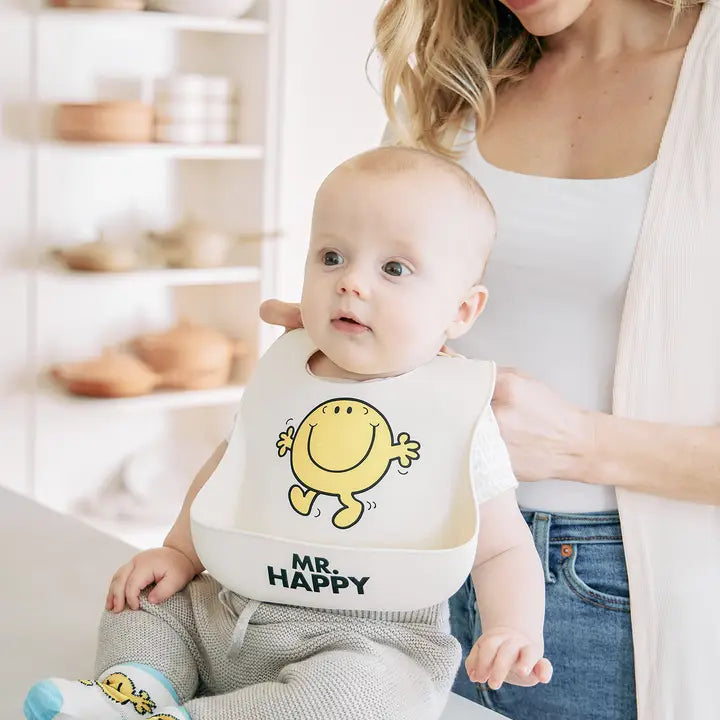 Mr. Happy Silicone Bib