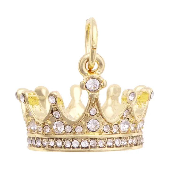 Pave Crown Charm