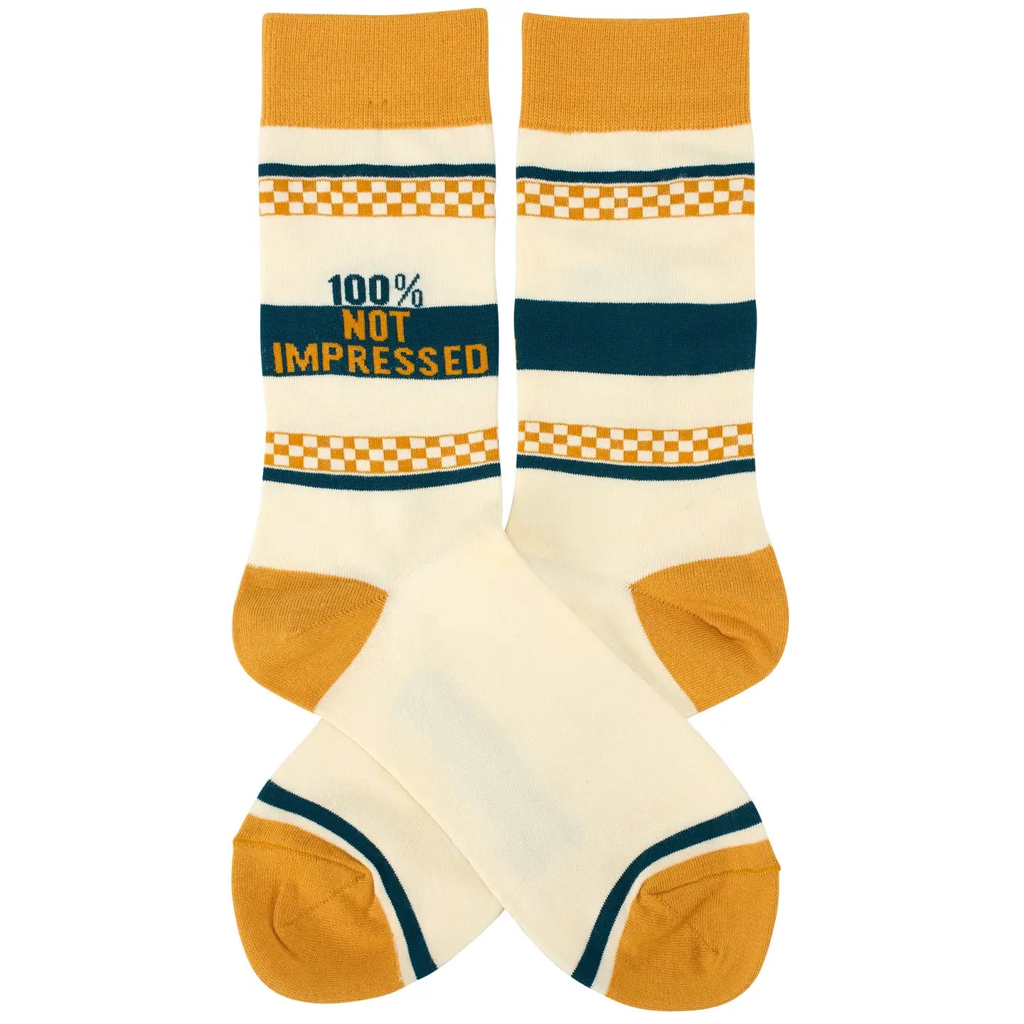 100% Not Impressed Socks