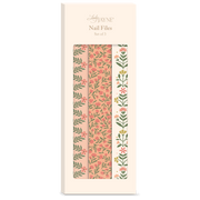 Coral Cream Ditsy Nail File Set