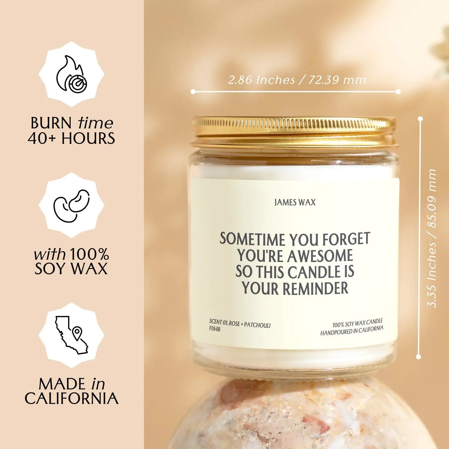 You're Awesome Candle