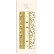 Mustard Cream Stripe Nail File Set
