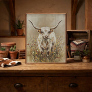 Highland Among Blooms Wall Art
