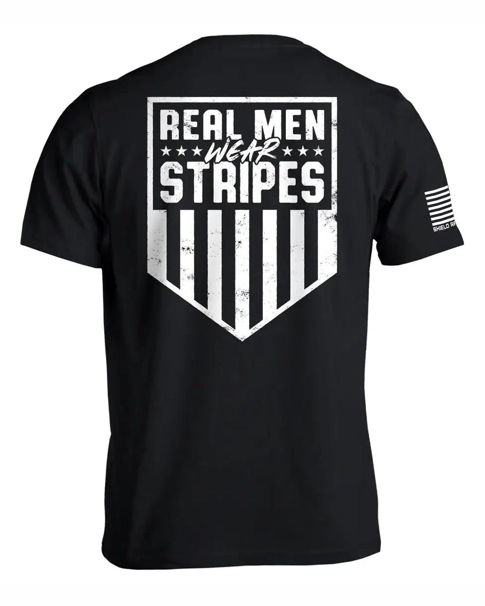 Real Men Wear Stripes Tee