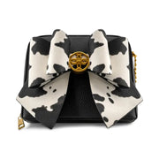 Mollie Black Bow Crossbody