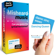 Misheard Music Party Card Game