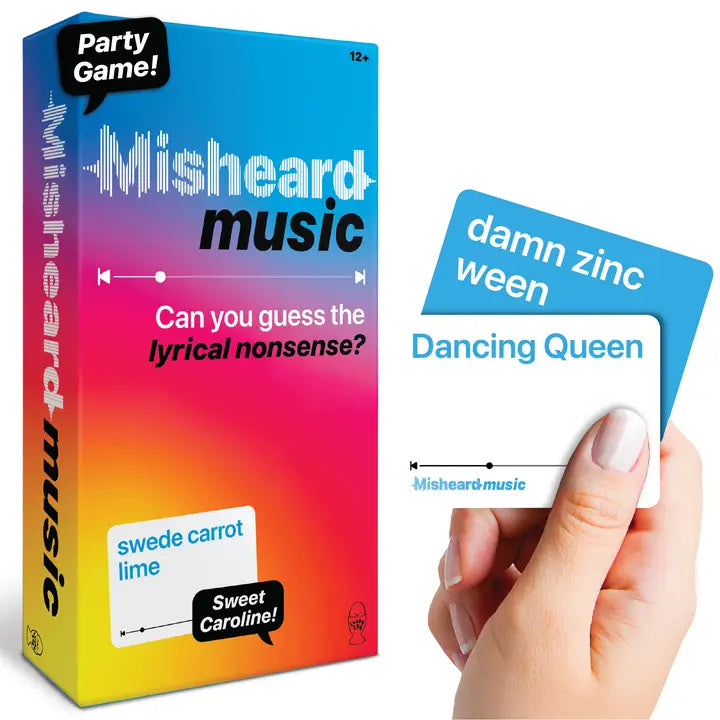 Misheard Music Party Card Game