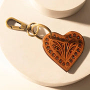Cowgirl's Heart Keyfob