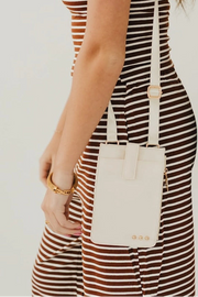 Nyla Cream Phone Crossbody