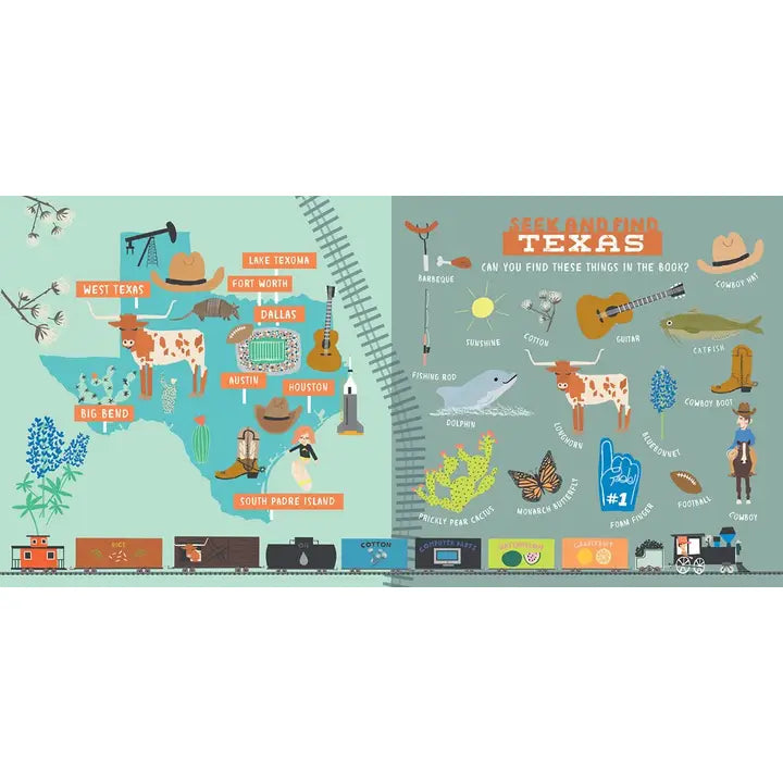 All Aboard! Texas Board Book