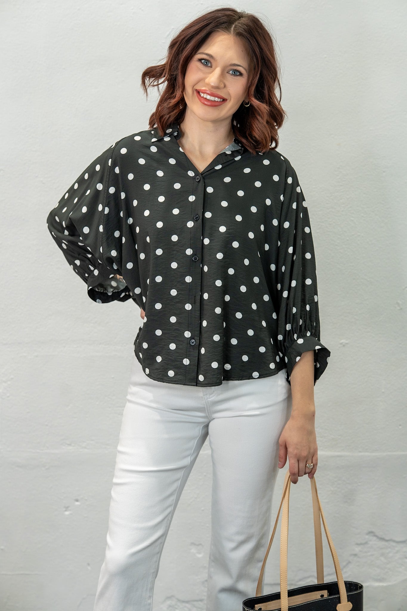 Dottie June Button Down Blouse