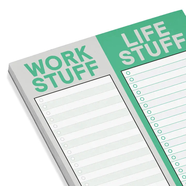 Work Stuff / Life Stuff Pad