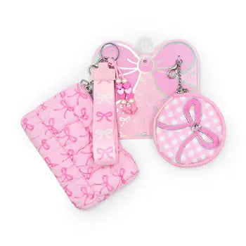 Bows 3pc Wristlet Set