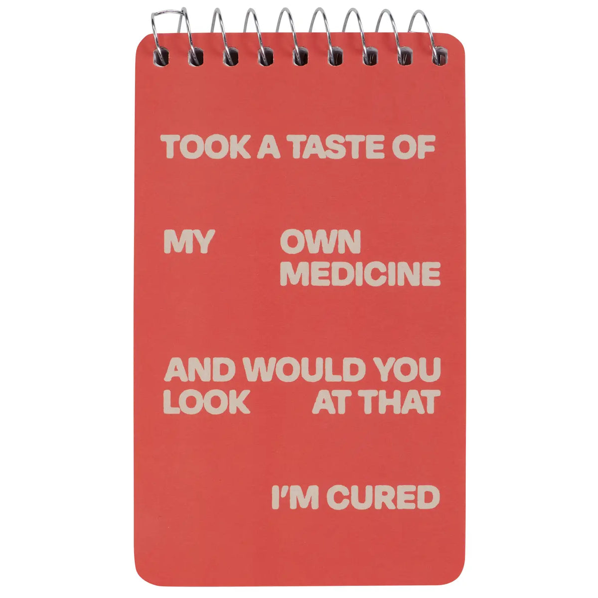 My Own Medicine 3x5 Spiral Notebook