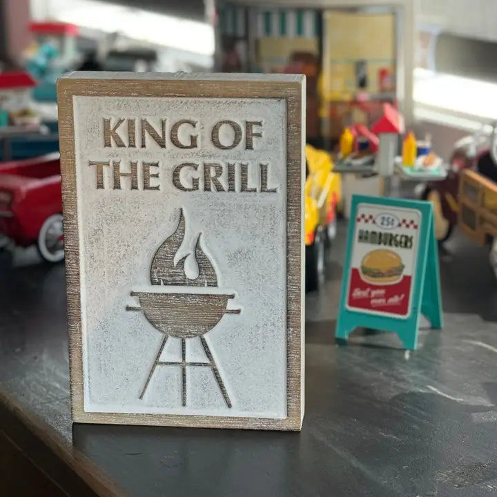 King Grill Carved Block