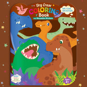 Dinosaur Dry Erase Sticker Coloring Book