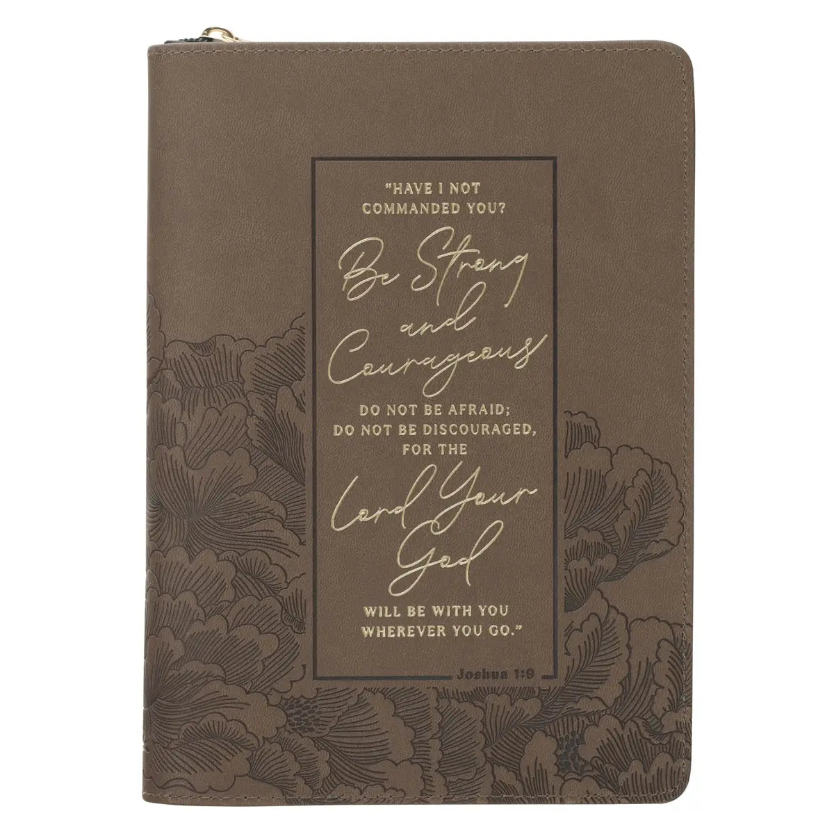 Strong & Courageous Zip Journal
