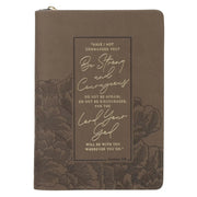 Strong & Courageous Zip Journal