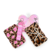 Leopard & Roses 3pc Wristlet Set