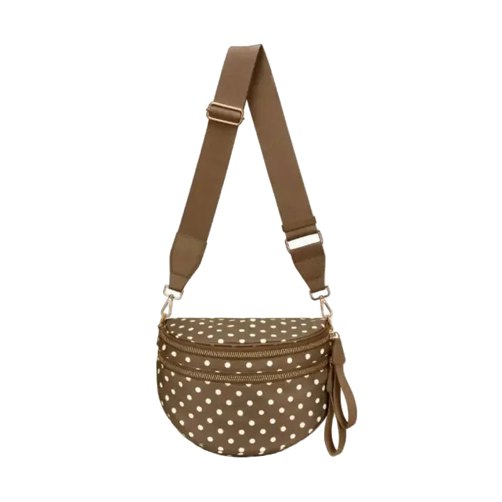 Brown Dot Bum Bag