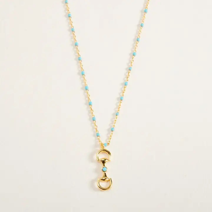 Bit & Turquoise Necklace