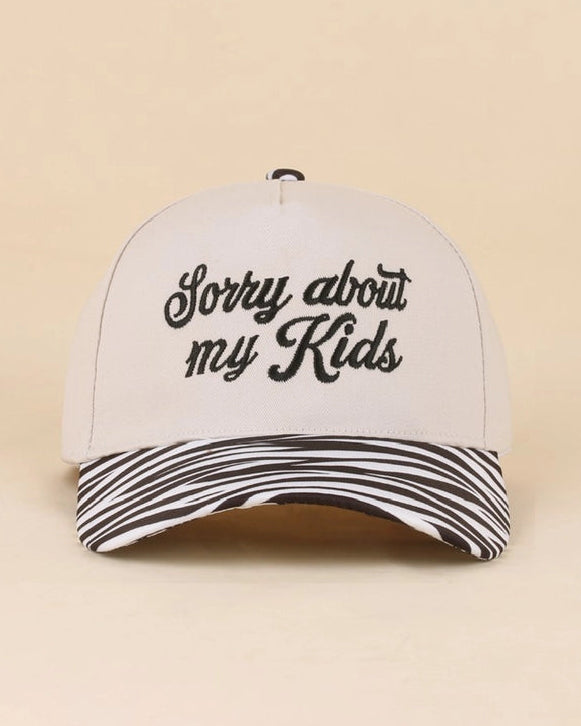 Sorry About My Kids Trucker Hat