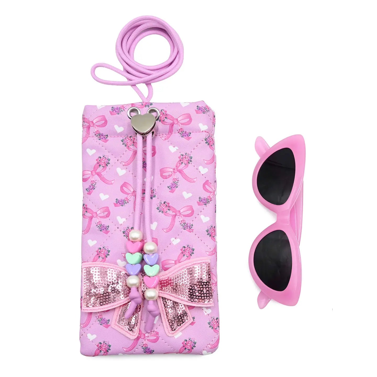 Bows & Hearts Sunglasses & Case