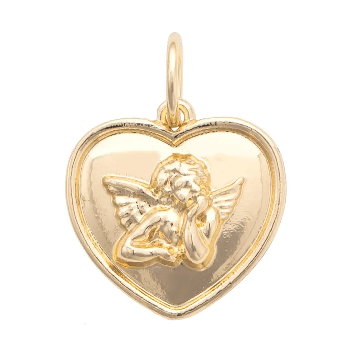 Cherub Heart Charm