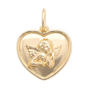 Cherub Heart Charm