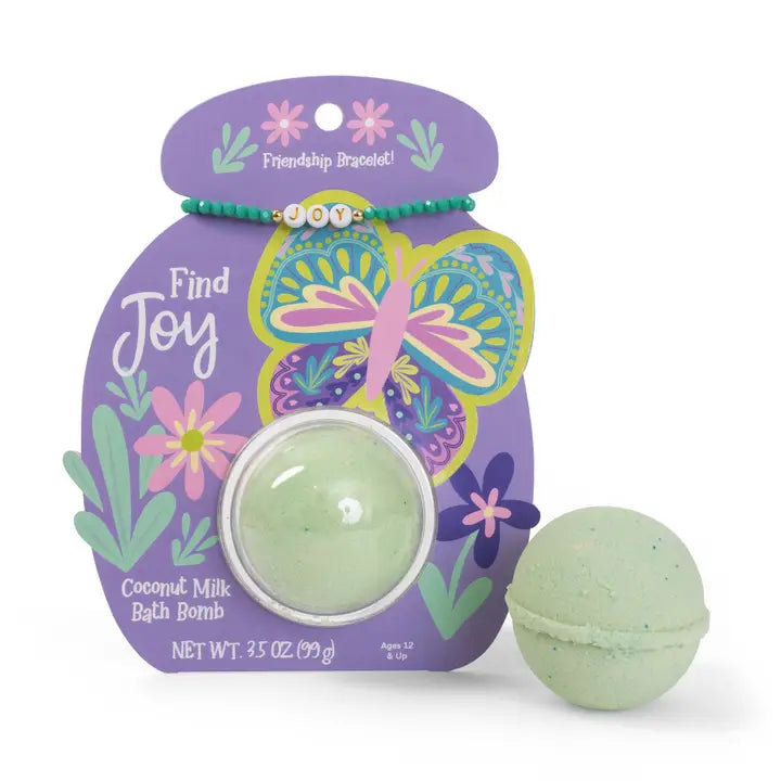 Find Joy Bath Bomb + Bracelet