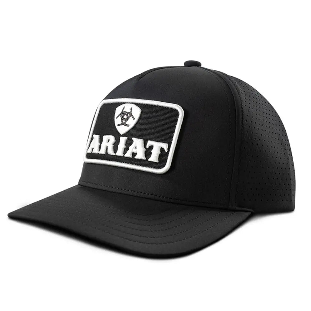 Ariat Black Embroidered Patch Cap