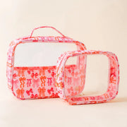 Blushing Bows Cosmetic Bag Set