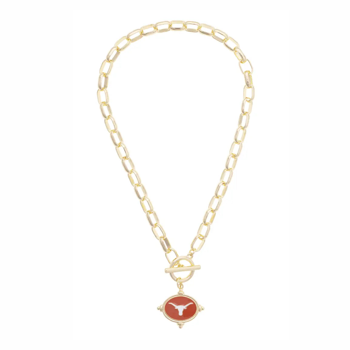 Longhorns Logo Intaglio Necklace