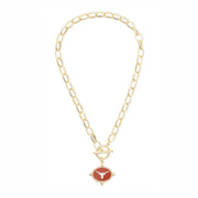 Longhorns Logo Intaglio Necklace