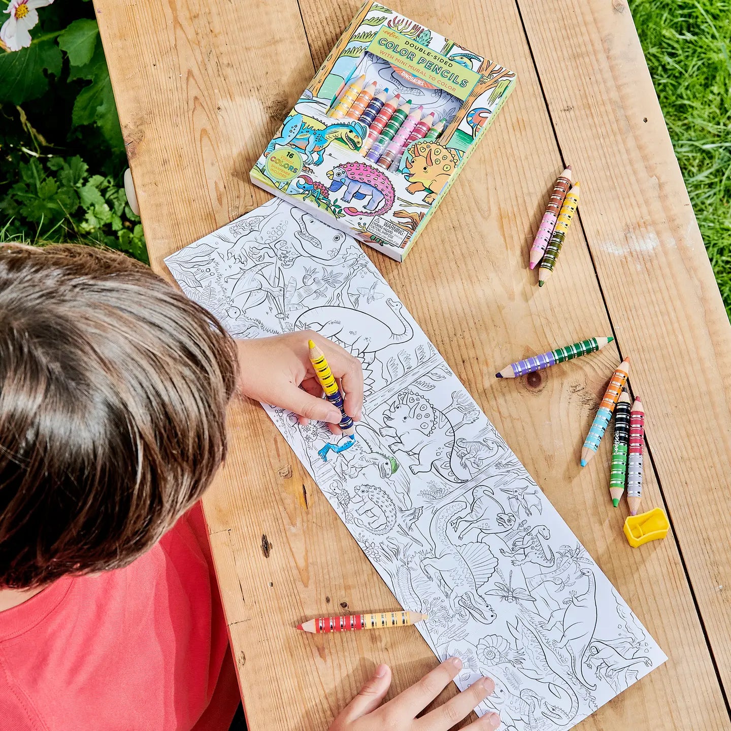 Dinosaur Biggie Pencils/Mural Kit