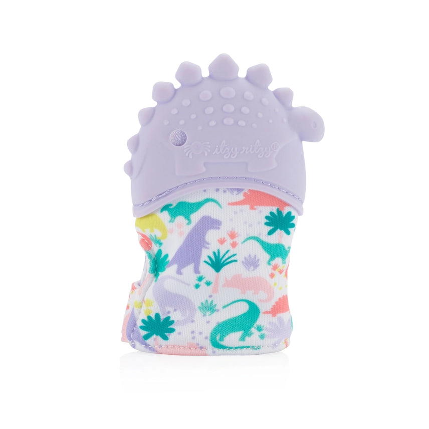 Purple Dinosaur Itzy Mitt™ Teething Mitt