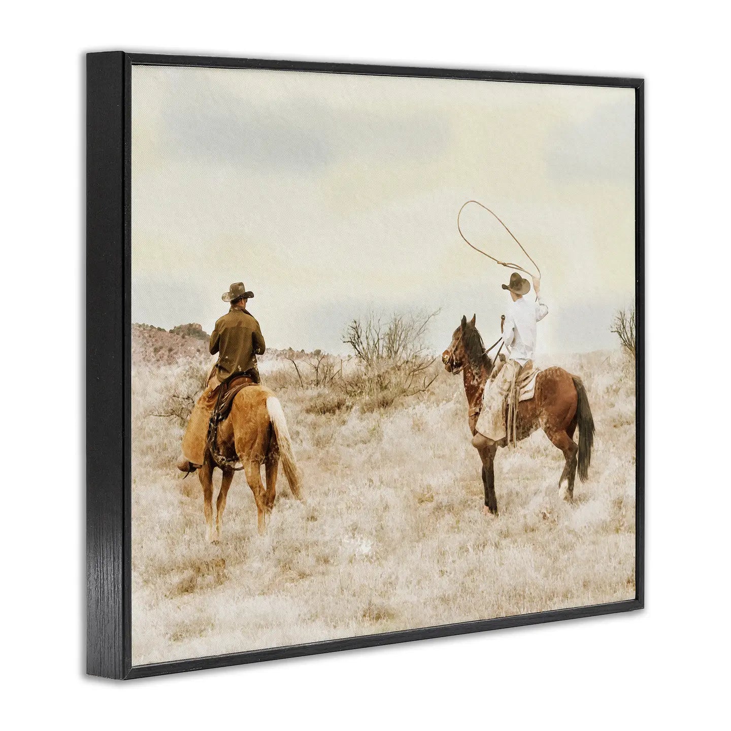 Wranglin' Cowboys Framed Art