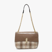 Winnie Plaid Shoulder Bag