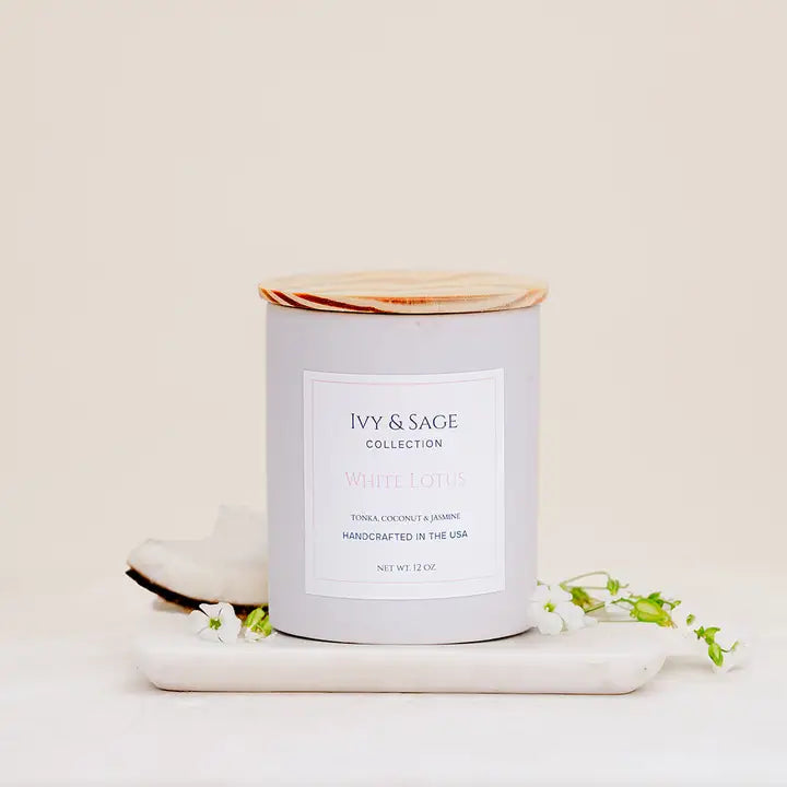 White Lotus Soy Candle