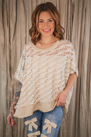 Elizabeth Crochet Layered Top