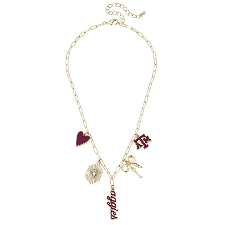 Texas A&M Charm Necklace