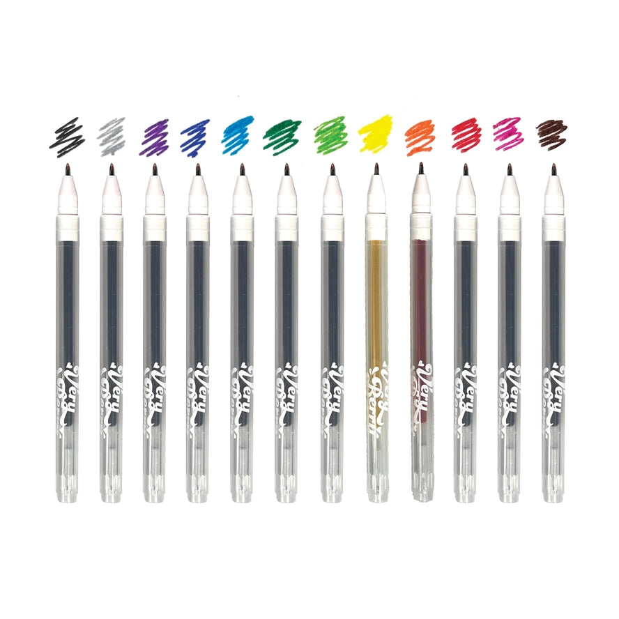 Very Berry: Strawberry Scented Gel Pens