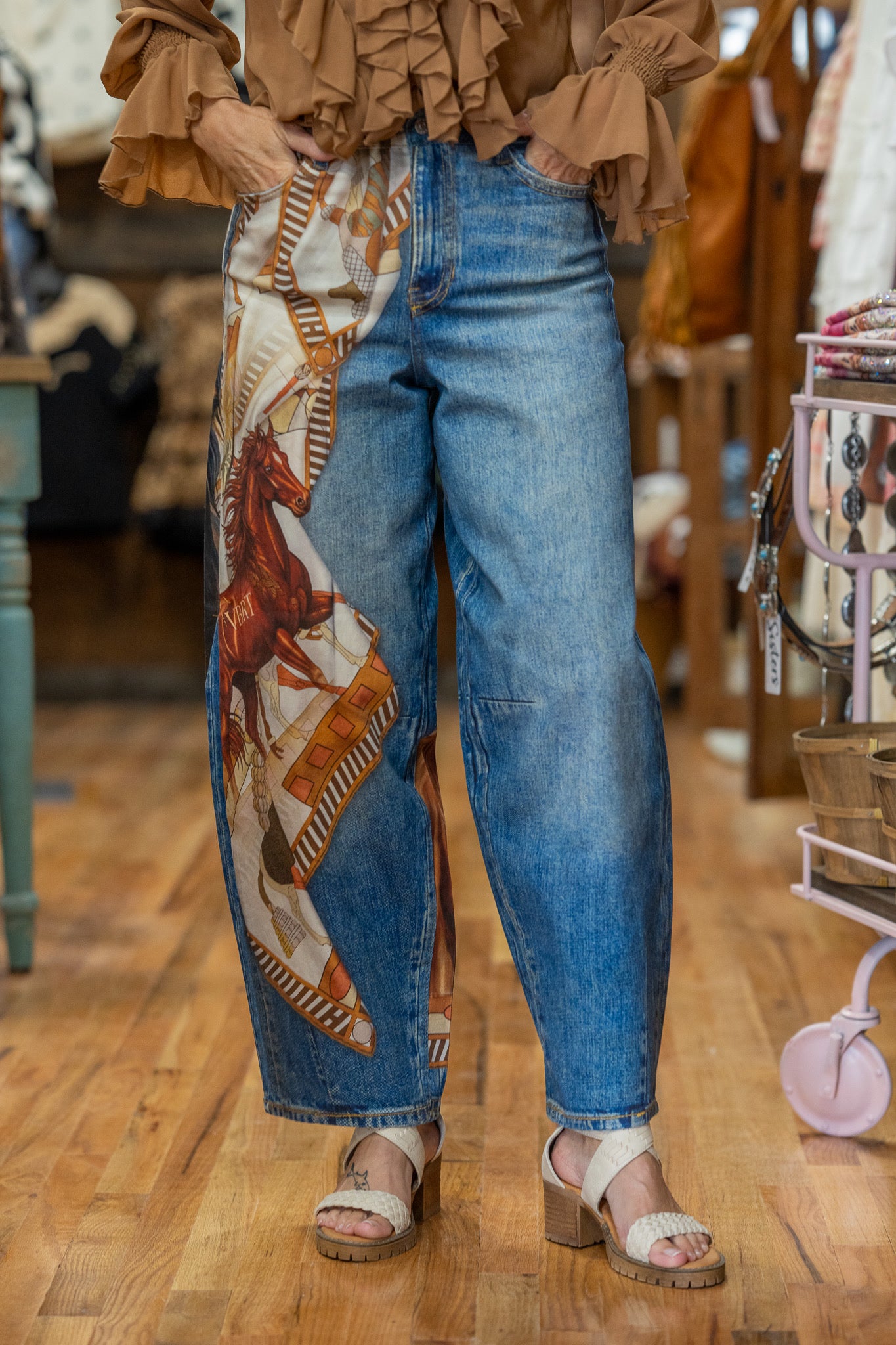 Saddle Up Scarf Jeans