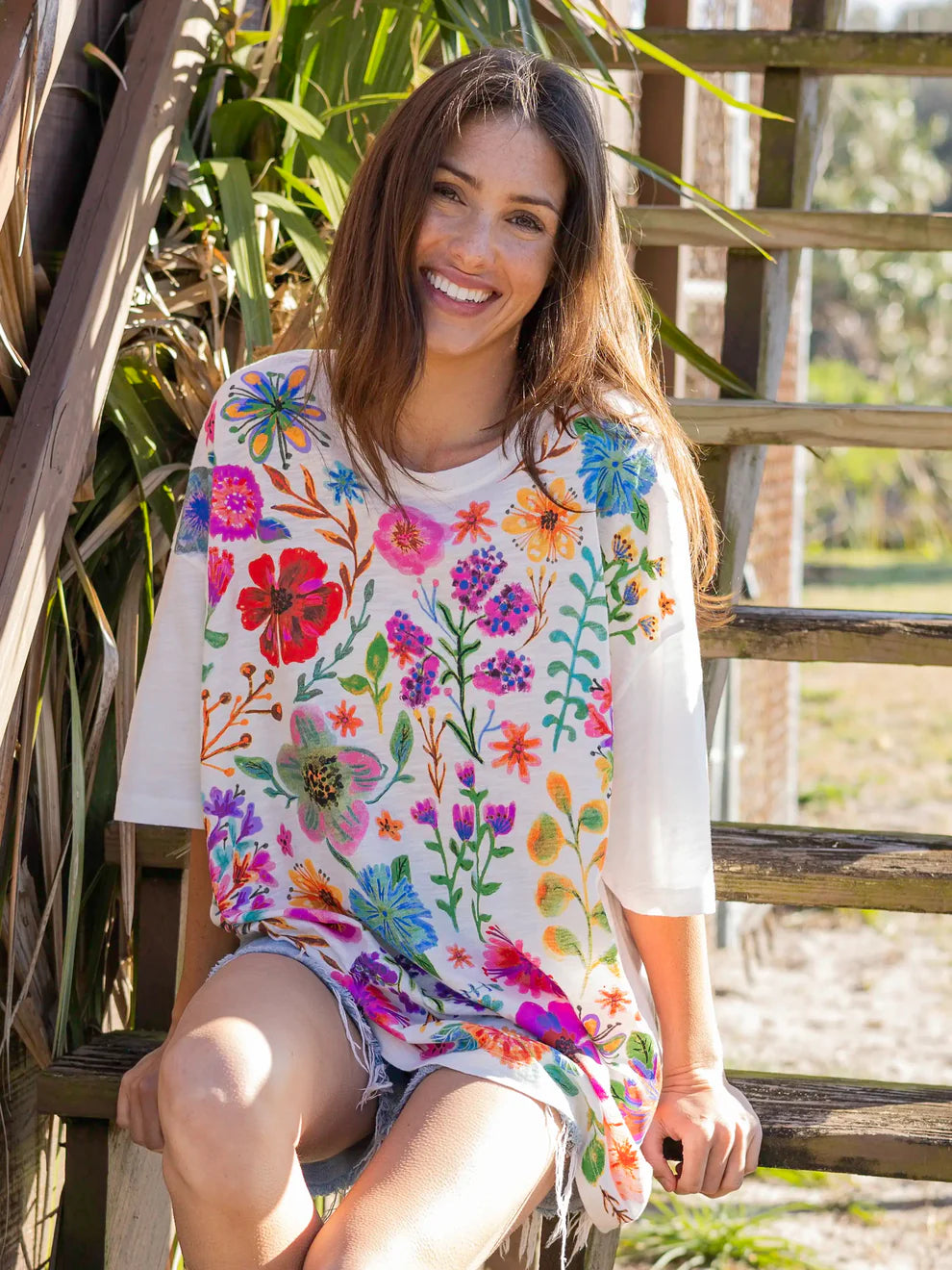 Rainbow Garden Easy Tee