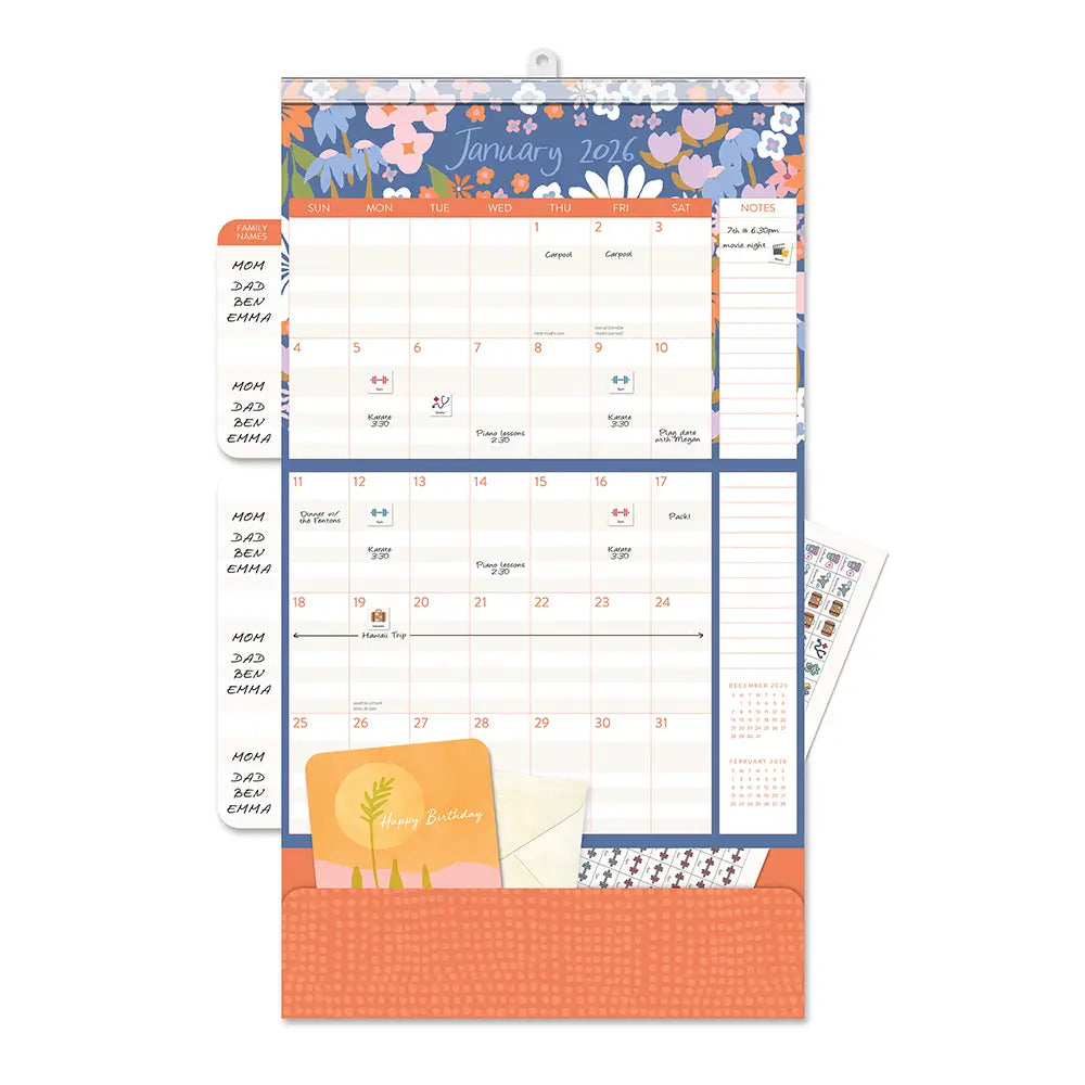 2026 Secret Garden Do It All Calendar