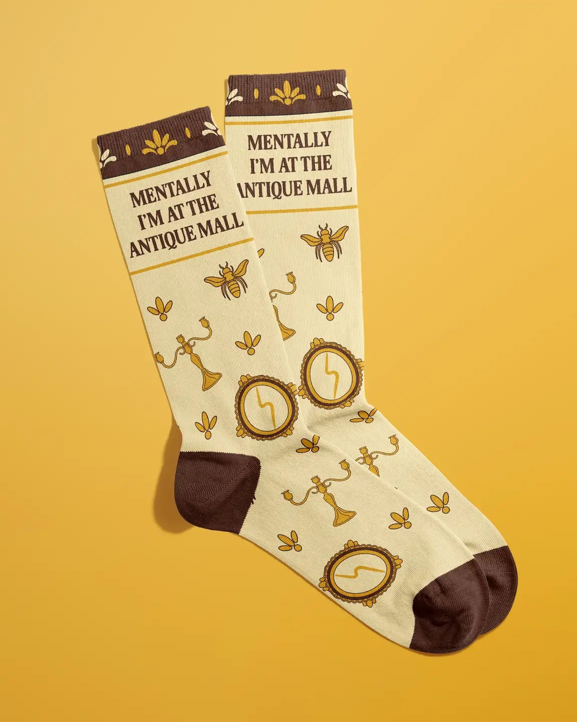 Mentally At The Antique Mall Socks