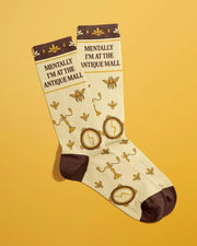 Mentally At The Antique Mall Socks