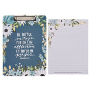 Blue Be Joyful in Hope Clipboard