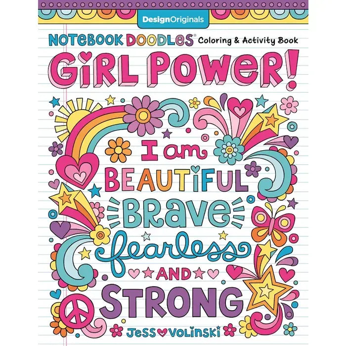 Girl Power! Doodles Coloring Book